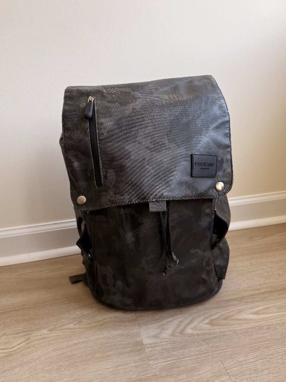 Duchamp Rubberized Camo Sport Backpack Foldover Laptop Sleeve